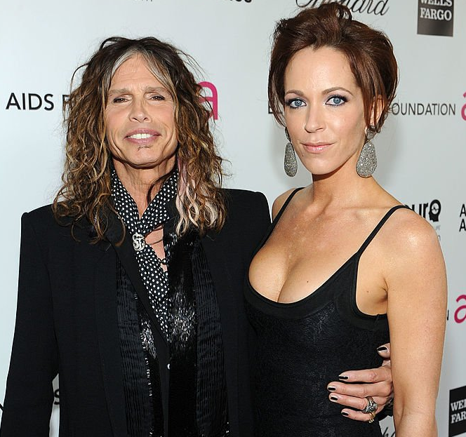 Steven Tyler and his ex-fiancé, Erin Brady